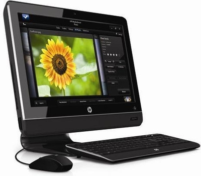 Buy HP Omni 100-6100IX / Pentium Dual Core E5800 / 2 GB / 500 GB / Linux: All In One Desktop
