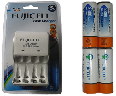 Fujicell BC1002 Battery Charger (with 4 x 2800 mAh Rechargeable Battery) Battery Charger: Camera Battery Charger Buy Fujicell BC1002 Battery Charger (with 4 x 2800 mAh Rechargeable Battery) Battery Charger: Camera Battery Charger