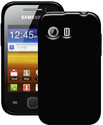 Amzer 92984 Soft Gel TPU Gloss Skin Case for Samsung Galaxy Y S5360 Black