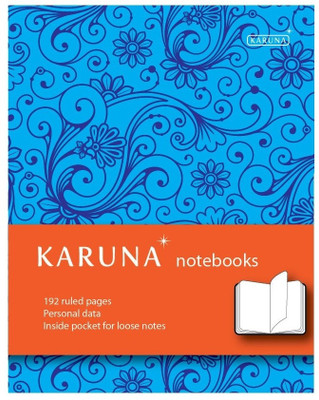 Buy Karunavan Paisley Series Blue and Orange Band Journal Non Spiral Hard Bound: Diary Notebook