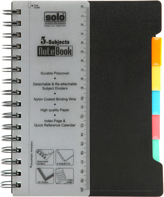 2% OFF on Solo Management 5 Subjects (Set of 2) B5 Spiral Bound 2% OFF on Solo Management 5 Subjects (Set of 2) B5 Spiral Bound