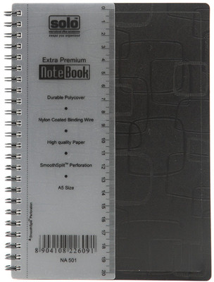 Solo Management Premium A5 Notebook Spiral Binding: Diary Notebook Buy Solo Management Premium A5 Notebook Spiral Binding: Diary Notebook
