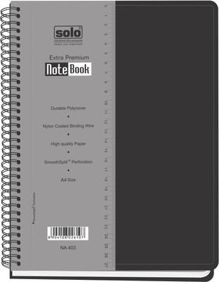 Solo Management Premium A4 Notebook Spiral Binding: Diary Notebook Buy Solo Management Premium A4 Notebook Spiral Binding: Diary Notebook