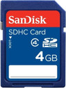 SanDisk SDHC 4GB Memory Card: Memory Card