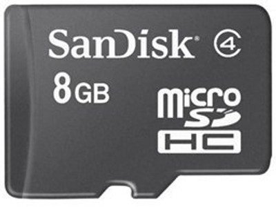Compare SanDisk MicroSD Card 8 GB Class 4 at Compare Hatke