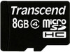 Transcend Memory Card MicroSDHC 8GB Class 4: Memory Card