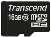 Transcend Memory Card MicroSDHC 16GB Class 10: Memory Card