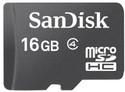 SanDisk MicroSD Card 16 GB Class 4