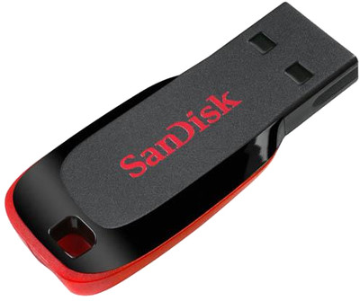 Sandisk Cruzer Blade 16 GB Utility Pendriv (Multicolor) 