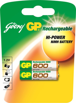Godrej GP AAA 600 mAh (2 Pcs) Rechargeable Battery: Rechargeable Battery Buy Godrej GP AAA 600 mAh (2 Pcs) Rechargeable Battery: Rechargeable Battery