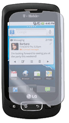 Buy Amzer 89813 Anti-Glare Screen Protector with Cleaning Cloth for LG Optimus One P500: Screen Guard