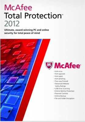 Buy McAfee Total Protection 2012 3 PC 1 Year: Security Software