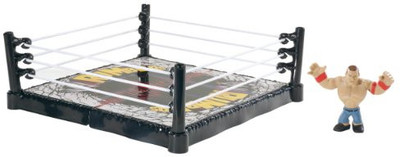 Mattel Wwe Rumblers Flip-Out Ring Playset With John Cena Mattel Wwe Rumblers Flip-Out Ring Playset With John Cena