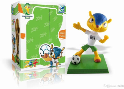 46% OFF on WonderKids FIFA 2014 Brazil World Cup Mascot Armadillo Fuleco Zakumi Catapult Toy