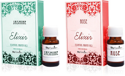 70% OFF on Skycandle Pack of 2 Aroma Oil Jasmine and Rose Diffuser Air Freshener 10 ml 70% OFF on Skycandle Pack of 2 Aroma Oil Jasmine and Rose Diffuser Air Freshener 10 ml