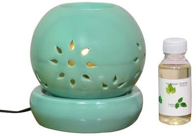 58% OFF on Myesquire Oval Ocean Color Aroma Oils Lavender Burner Air Freshener 60 ml