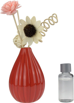 56% OFF on Anni Creations Stripe Pot Aroma - Red Rose Diffuser Air Freshener 60 ml