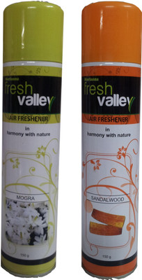 Fresh Valley Room Spray Mogra Aerosol Air Freshener 300 g Fresh Valley Room Spray Mogra Aerosol Air Freshener 300 g