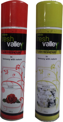 Fresh Valley Room Spray Rose Aerosol Air Freshener 300 g Fresh Valley Room Spray Rose Aerosol Air Freshener 300 g