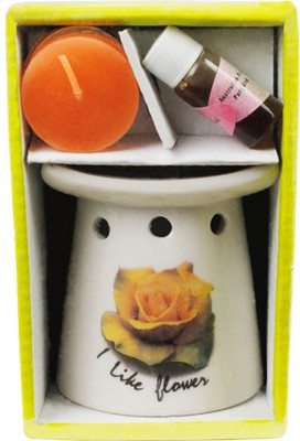 The Candle Shop White Yellow Rose Print Oil Lavender Diffuser Air Freshener 10 ml The Candle Shop White Yellow Rose Print Oil Lavender Diffuser Air Freshener 10 ml