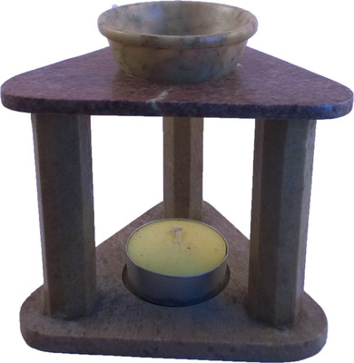 68% OFF on Artist Haat Artist Haat masterfully hand carved Standard DesignAroma Lamp with Oil Warmer. any Candle Warmth Diffuser Air Freshener 0 g