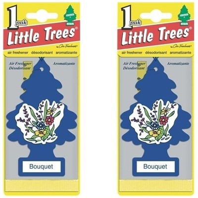 10% OFF on Little Trees Car Pack of 2 Bouquet Hang Tag Air Freshener 20 g