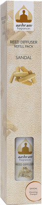 Aashram Fragrances and Lights Reed Refill Pack Sandal Diffuser Air Freshener 100 ml Aashram Fragrances and Lights Reed Refill Pack Sandal Diffuser Air Freshener 100 ml