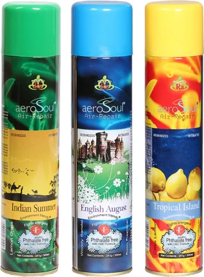 Aerosoul Indian Summer Lemon Grass Aerosol Air Freshener 241 g