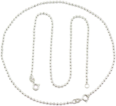 37% OFF on 925 Silver Elegant -16694 Silver Anklet Set Pack of 2