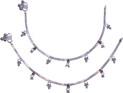 27% OFF on RBCL 925 Ganga Payal Silver Anklet Pack of 2 27% OFF on RBCL 925 Ganga Payal Silver Anklet Pack of 2