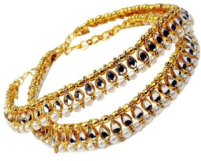 69% OFF on The Pari Alloy Anklet Pack of 2