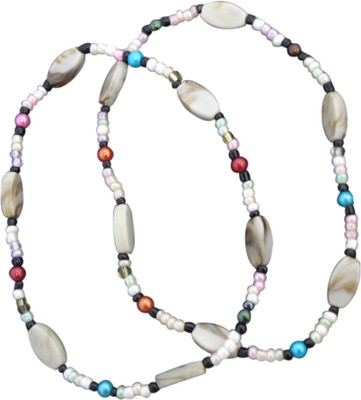 54% OFF on Mischika Beaded Chain Resin Anklet Pack of 2 54% OFF on Mischika Beaded Chain Resin Anklet Pack of 2