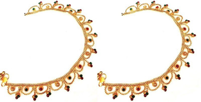 50% OFF on Rituals Alloy Anklet Set Pack of 2