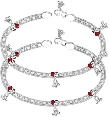 30% OFF on Taraash Sterling Silver Anklet Pack of 2 30% OFF on Taraash Sterling Silver Anklet Pack of 2