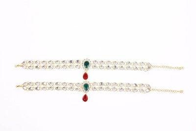 81% OFF on The Pari Alloy Anklet Set Pack of 2