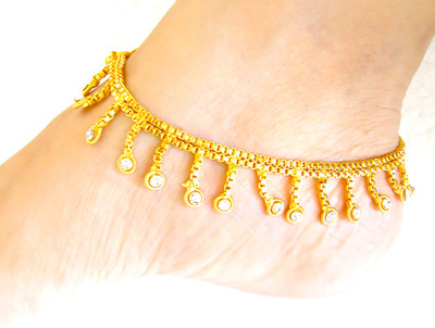 36% OFF on Rituals Alloy Anklet Set Pack of 2