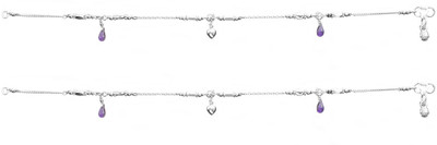 Exotic India Designer Sterling Silver Anklet Exotic India Designer Sterling Silver Anklet
