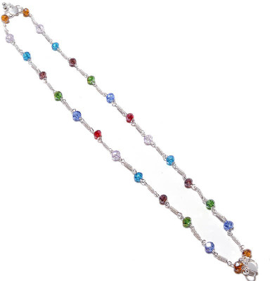 55% OFF on Jewar Mandi Latest Jewellery Alloy Anklet Pack of 2