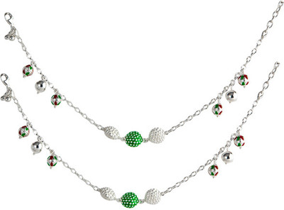 16% OFF on GemLN India Sterling Silver Anklet Set Pack of 2 16% OFF on GemLN India Sterling Silver Anklet Set Pack of 2