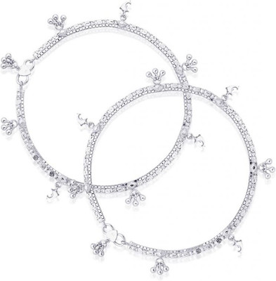 20% OFF on Taraash Sterling Silver Anklet Pack of 2