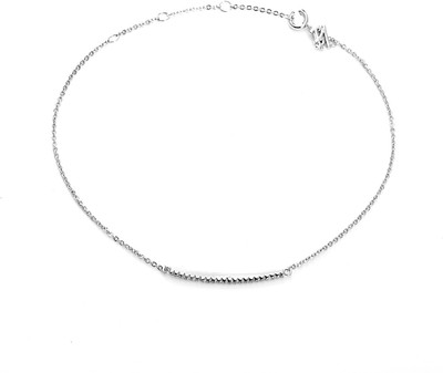 38% OFF on Blinglane Elegant Line Silver Plated Copper Anklet