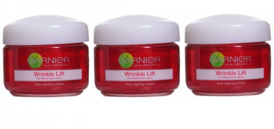 4% OFF on Garnier Wrinkle Lift Pack of 3 54 g 4% OFF on Garnier Wrinkle Lift Pack of 3 54 g