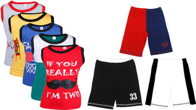 67% OFF on Gkidz Vest and Shorts Set Boy's Combo