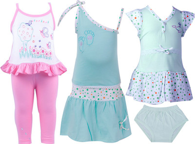 Jo Kidswear Baby Girl's Combo