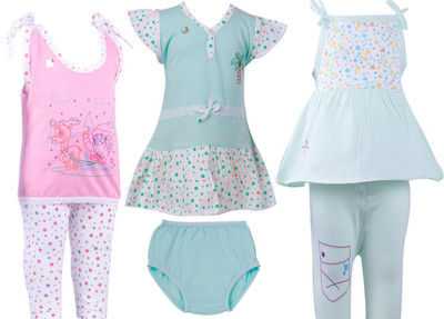 Jo Kidswear Baby Girl's Combo