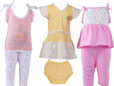 Jo Kidswear Baby Girl's Combo