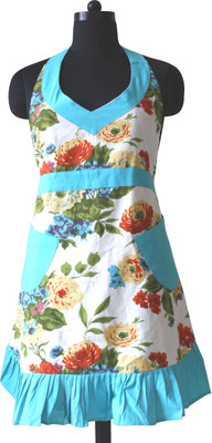 Morning Blossom Cotton Apron Free Size