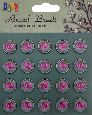 63% OFF on Jags Round Brads Brand of Art Craft - 20PEB-16