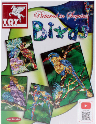 Toy Kraft Pictured in Sequin-Birds Toy Kraft Pictured in Sequin-Birds