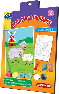 10% OFF on Sterling Paint By Numbers Farm Animals 10% OFF on Sterling Paint By Numbers Farm Animals